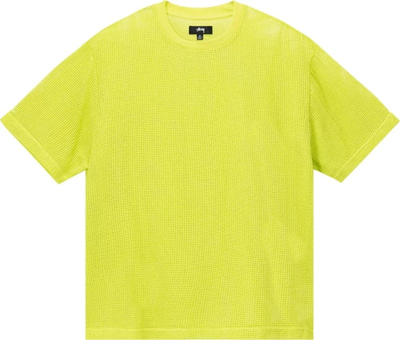 Stussy Cotton Mesh SS Crew Lime