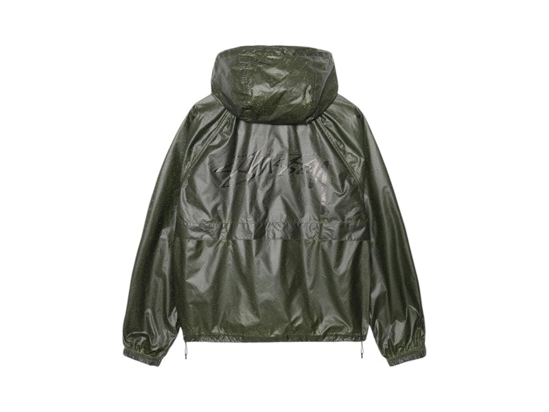 Stussy Cracked Ripstop Beach Shell Lime