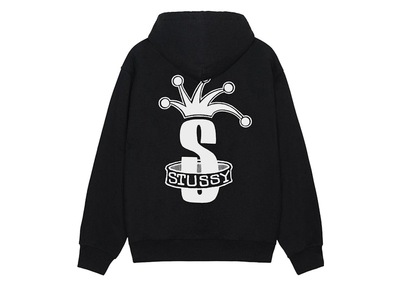 Stussy Crown Band Zip Hoodie Black