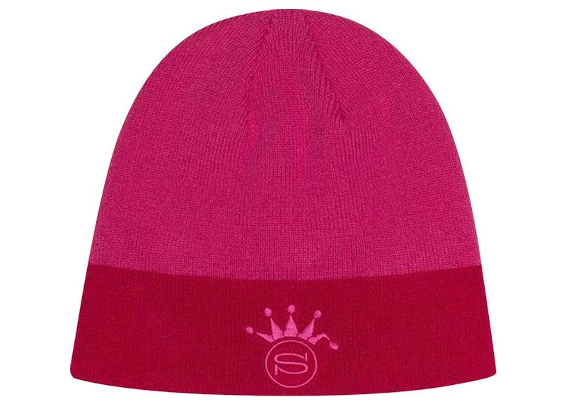 Stussy Crown Jacquard Skullcap Pink