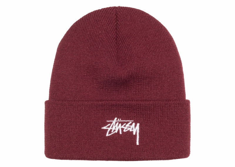 Stussy Cuff Stock Beanie Syrah