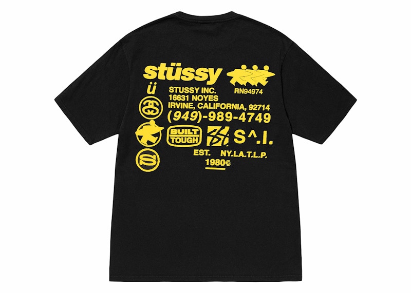Stussy DNA Pigment Dyed Tee Black