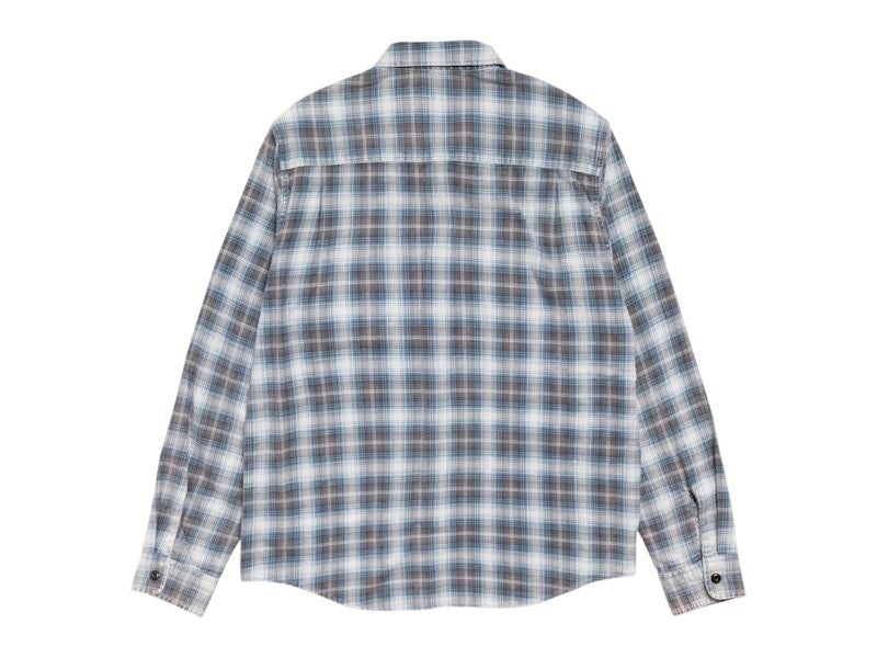 Stussy Dax Plaid Shirt Blue