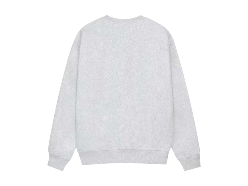 Stussy Dot Sport Crew Sweatshirt Ash Heather