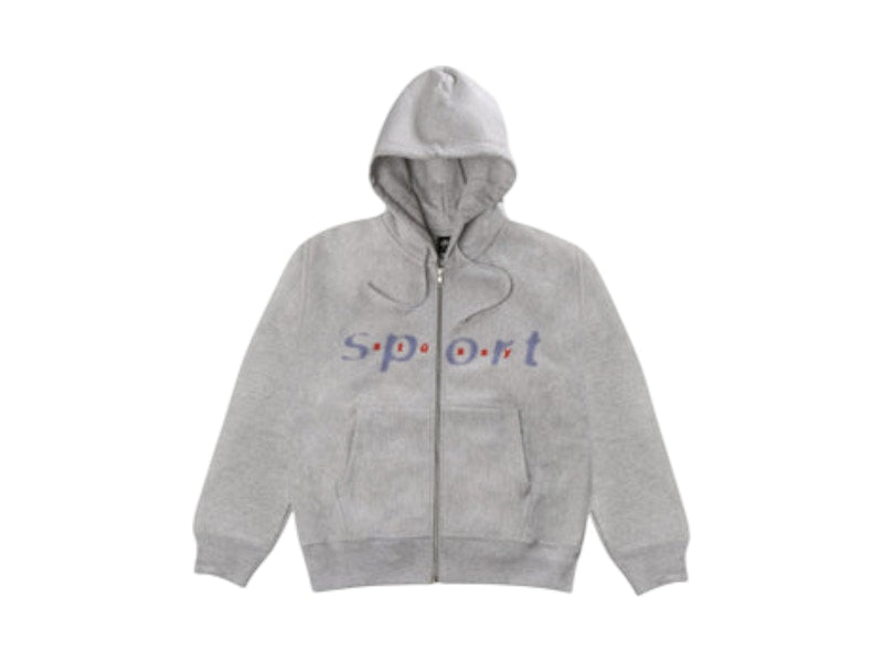 Stussy Dot Sport Zip Hoodie Ashh