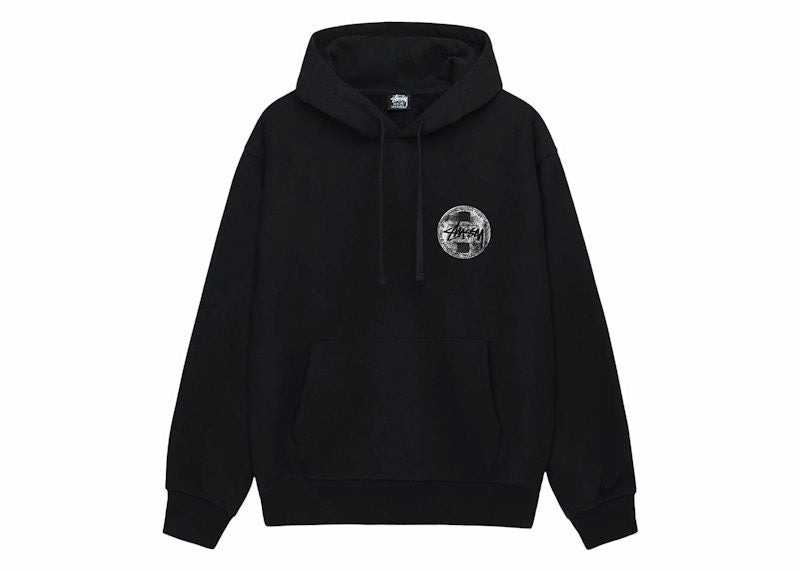 Stussy Dot Stamp Hoodie Black