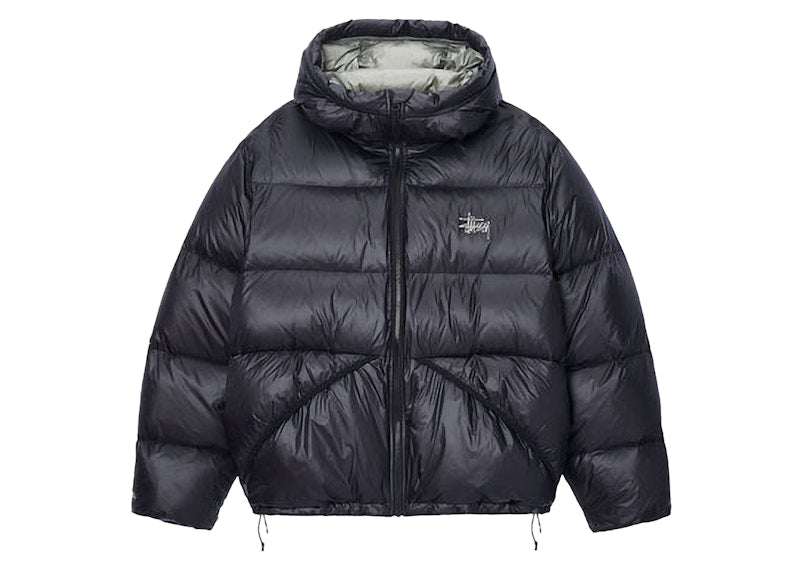 Stussy Down Micro Ripstop Parka Phantom Black