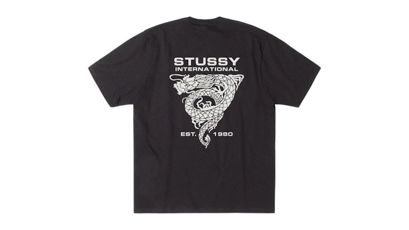 Stussy Dragon Tee Black