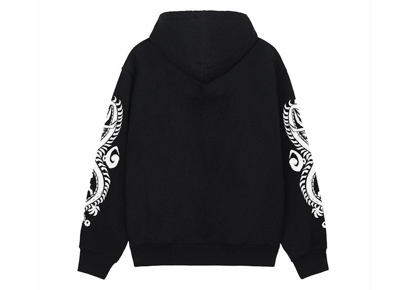 Stussy Dragons Zip Hoodie Ash Heather