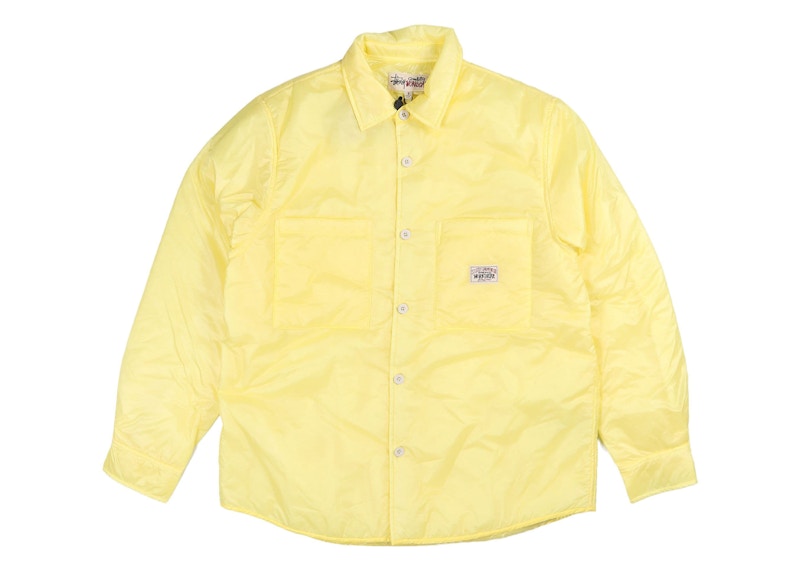 Stussy Fatigue Overshirt Nylon Jacket Pale Lime