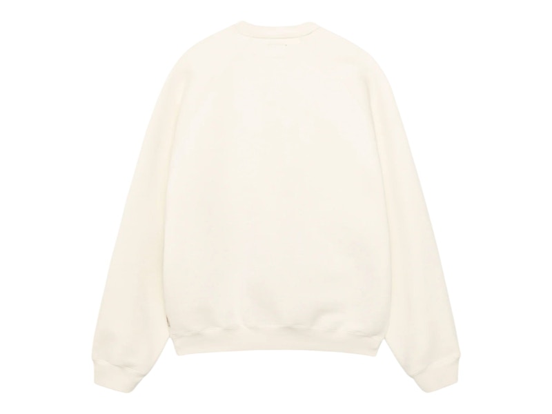 Stussy Fleece Raglan Crew Natural