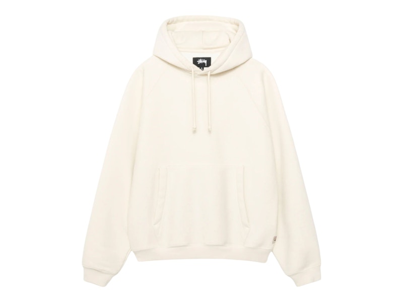 Stussy Fleece Raglan Hoodie Natural