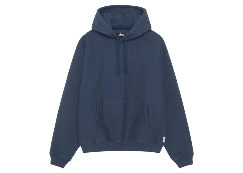 Stussy Fleece Raglan Hoodie Navy