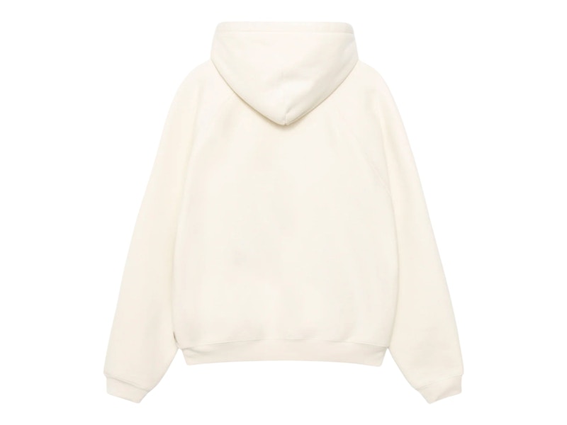 Stussy Fleece Raglan Zip Hoodie Natural