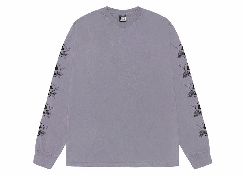 Stussy Foils L/S Pigment Dyed Tee Shark