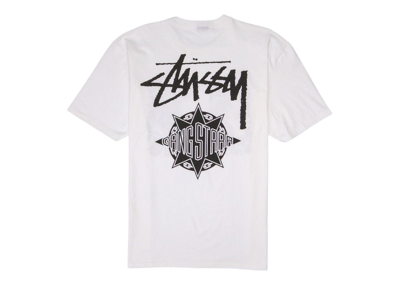 Stussy Gang Starr Take It Personal Tee White