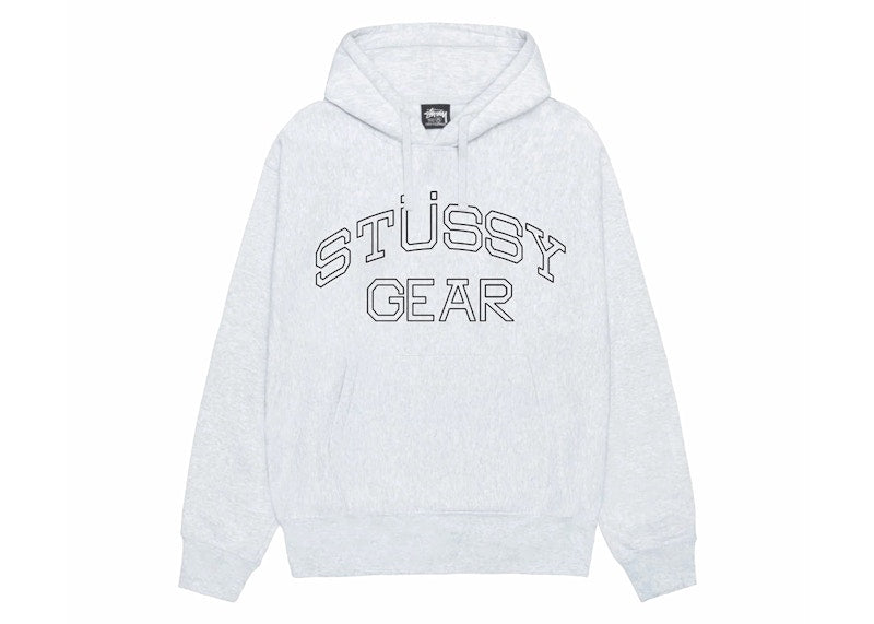 Stussy Gear Hoodie Ash Heather