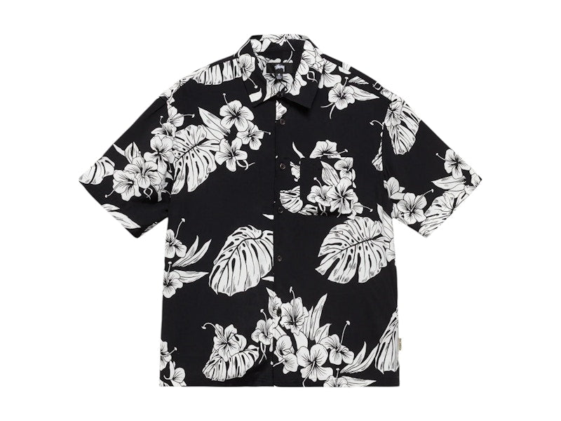 Stussy Hawaiian S/S Shirt Black