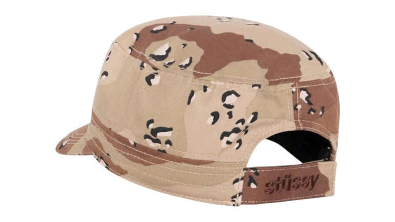 Stussy Helvetica Logo Cadet Cap Camo