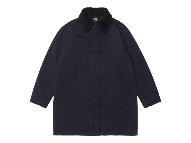 Stussy Insulated Long Coat Black