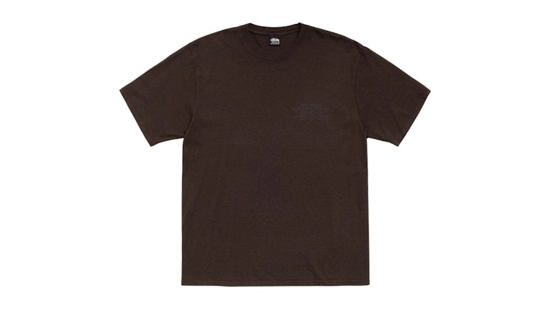 Stussy International Design Pigment Dyed Tee Brown