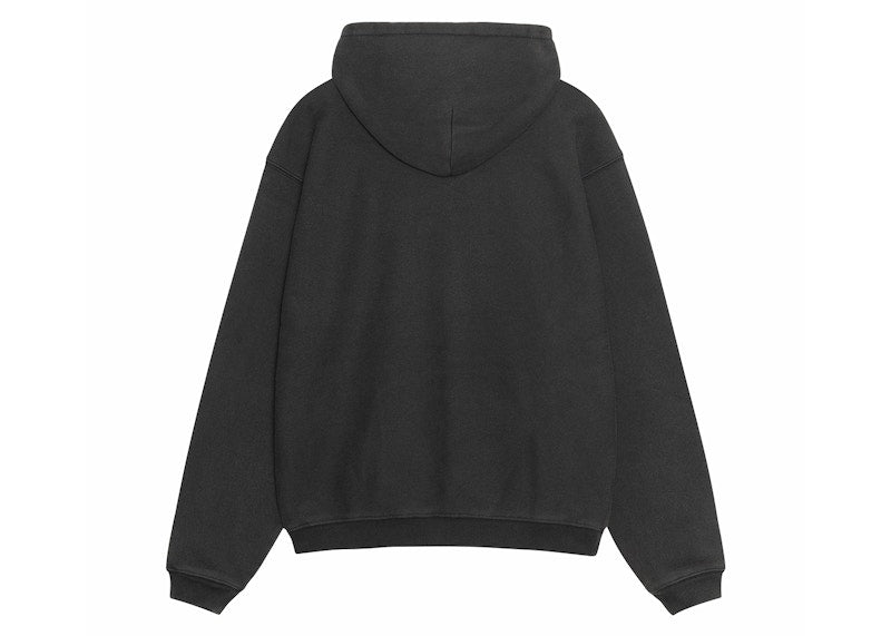 Stussy International Relaxed Hoodie Washed Black