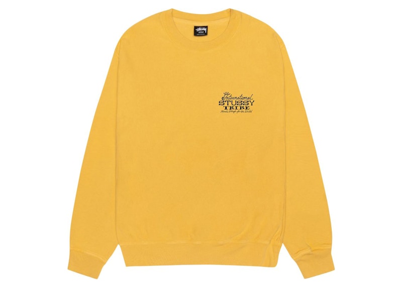 Stussy Ist Pigment Dyed Crewneck Honey