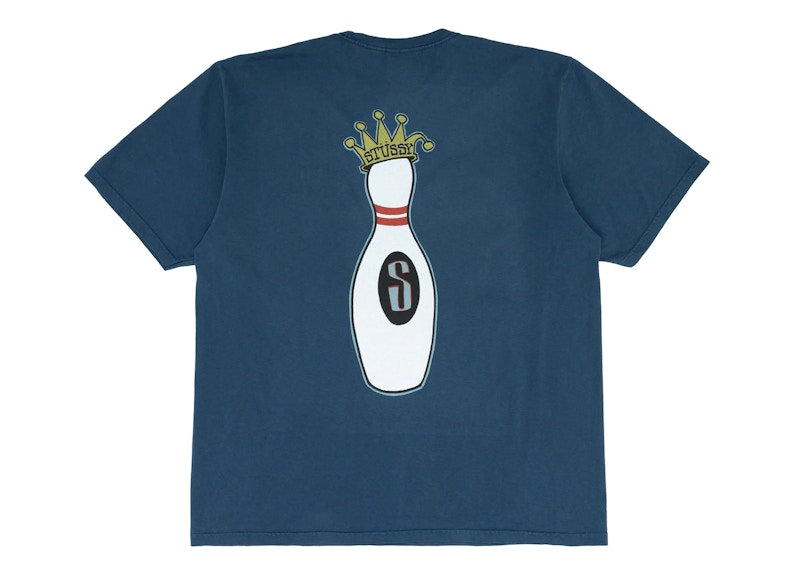 Stussy Kingpin Pigment Dyed T-shirt Navy
