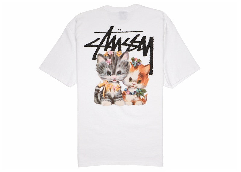 Stussy Kittens Tee White