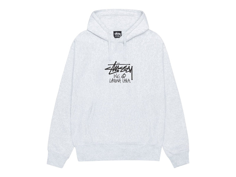 Stussy Laguna USA Hoodie Ash Heather