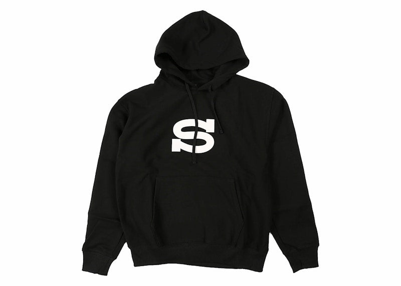 Stussy Letterman Hoodie Black