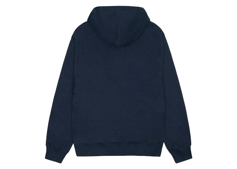 Stussy Letterman Hoodie Navy