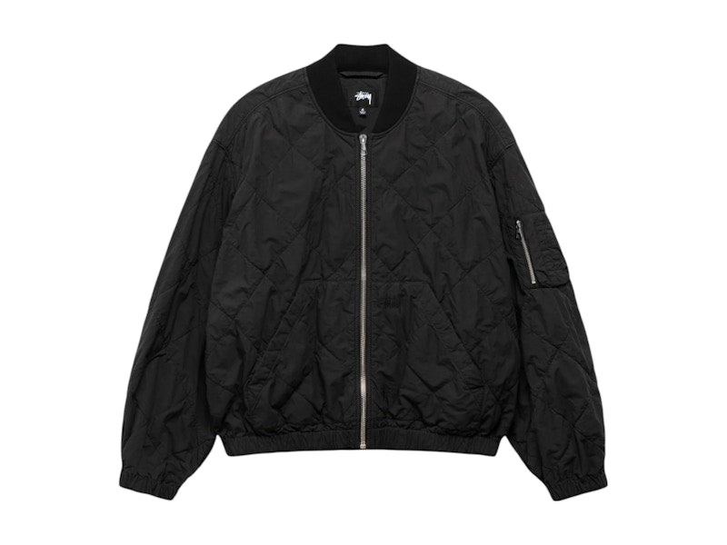 Stussy Lightweight Cotton Bomber Black