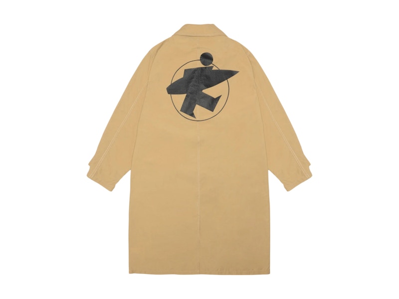Stussy Lightweight Surfman Trench Coat Khaki