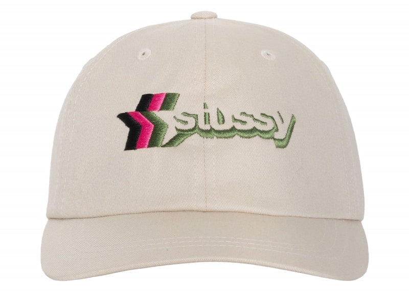 Stussy Low Pro 3 Star Strapback Khaki