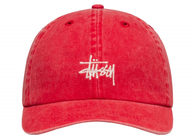 Stussy Low Pro Basic Washed Strapback Chile