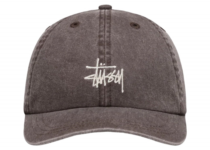 Stussy Low Pro Basic Washed Strapback Mocha