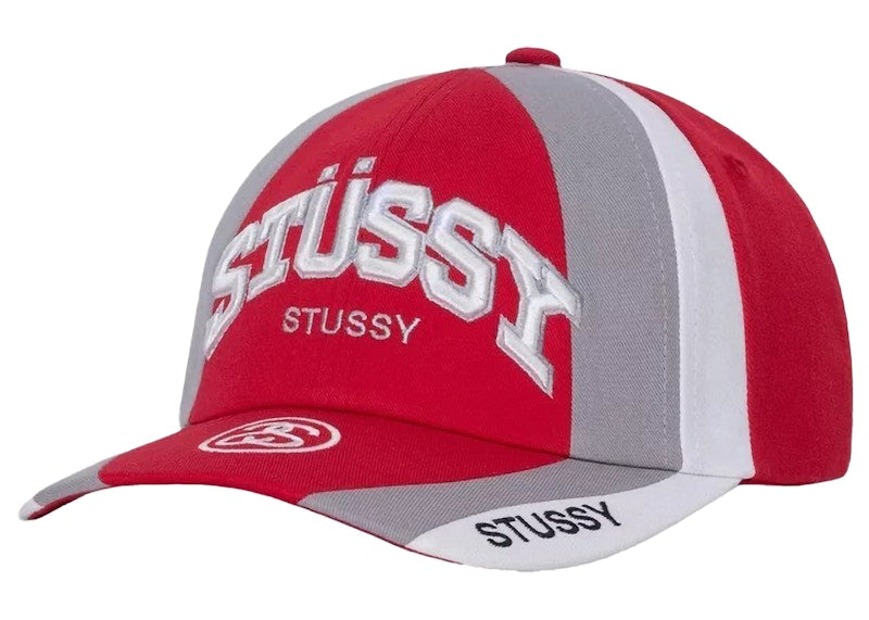Stussy Low Pro Souvenir Strapback Hat Red