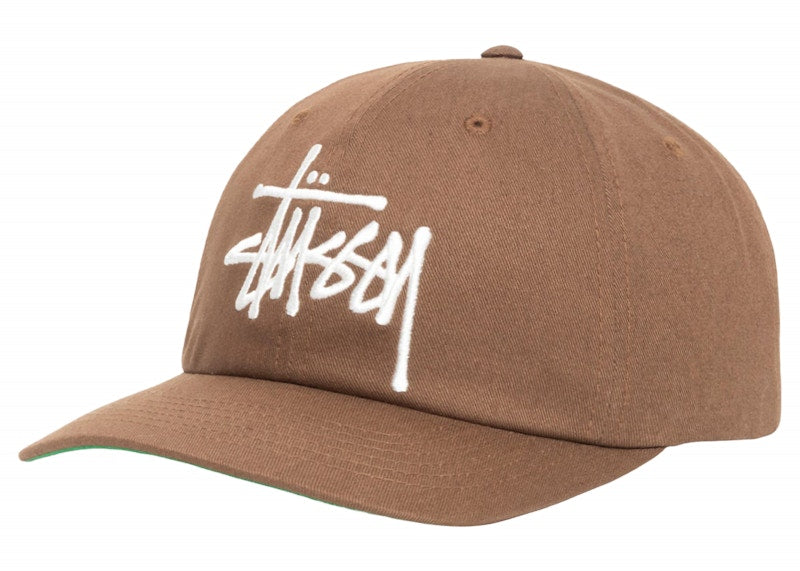 Stussy Low Profile Big Basic Snapback Cocoa