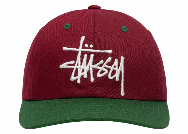 Stussy Low Profile Big Basic Snapback Mauve