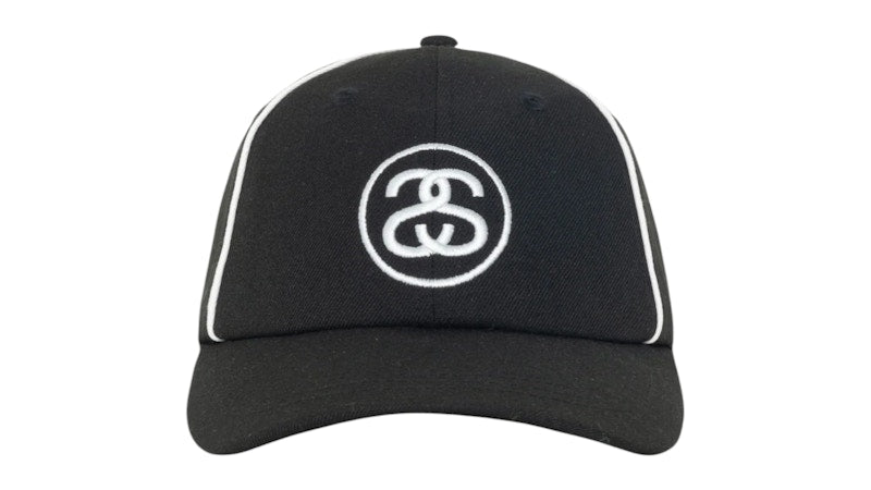 Stussy Low Profile Contrast Piping Snapback Black