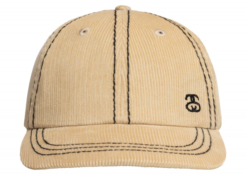 Stussy Low Profile SS-Link Stitched Strapback Cream