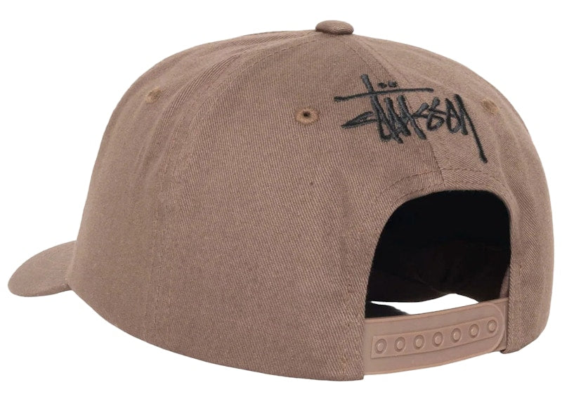 Stussy Low Profile Vintage S Snapback Brown