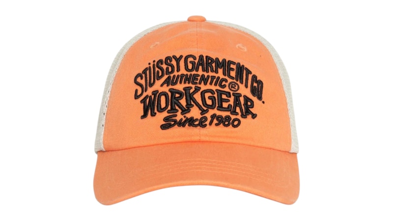 Stussy Low Profile Workgear Strapback Orange