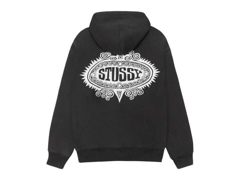 Stussy Mantra Zip Hoodie Black