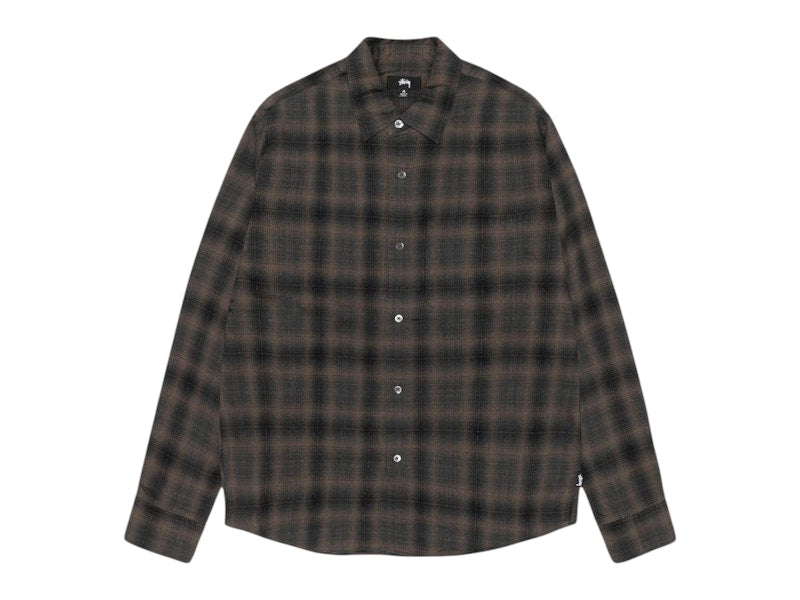 Stussy Matthew Printed Shirt Brown