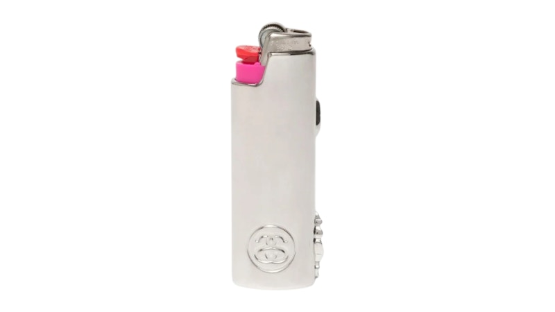 Stussy Metal Venus Lighter Case Silver