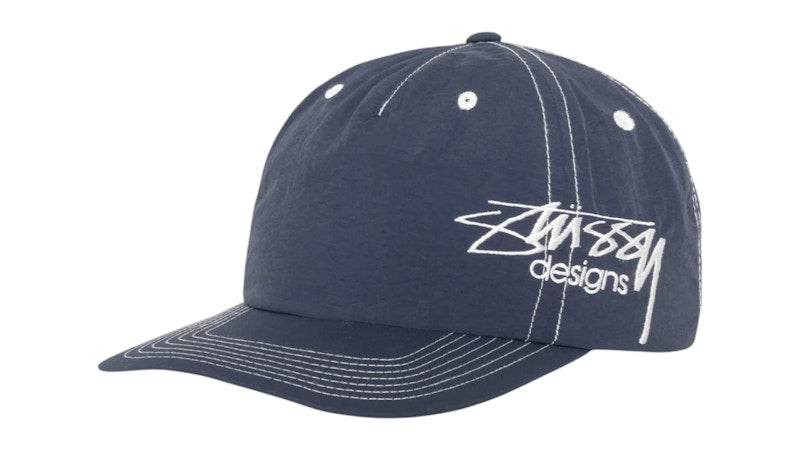 Stussy Mid-Depth Designs Snapback Navy