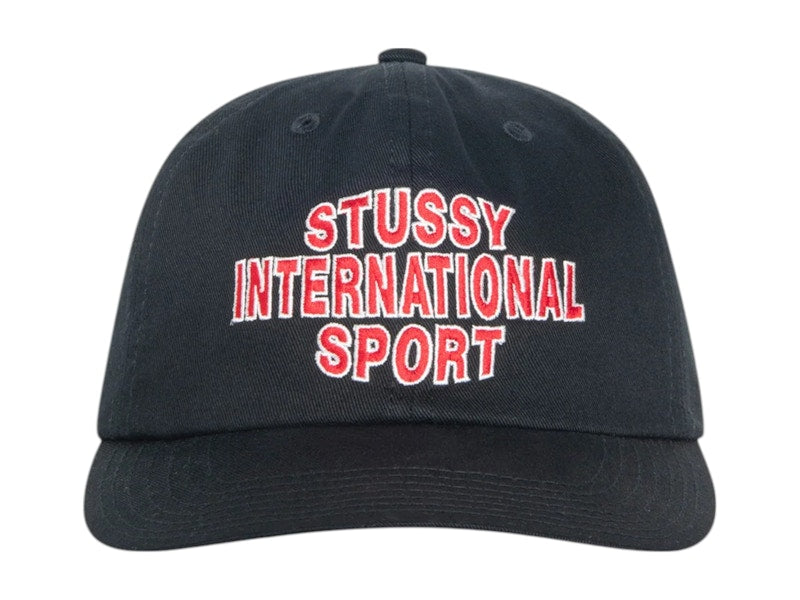Stussy Mid-Depth International Sport Strapback Black