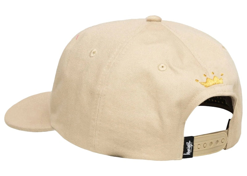 Stussy Mid Depth Sport Snapback Natural/Gold